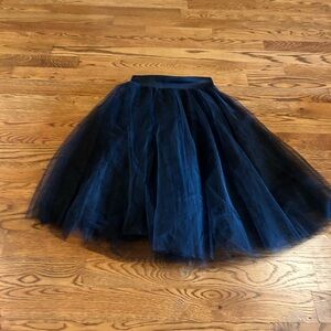 Windsor Black Bubble Mini Skirt Ruffled Night Out